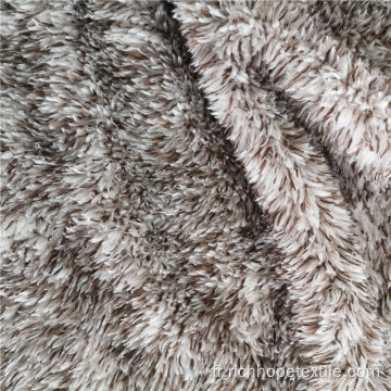 Tissu en peluche à poils longs polaire Arctic Velvet